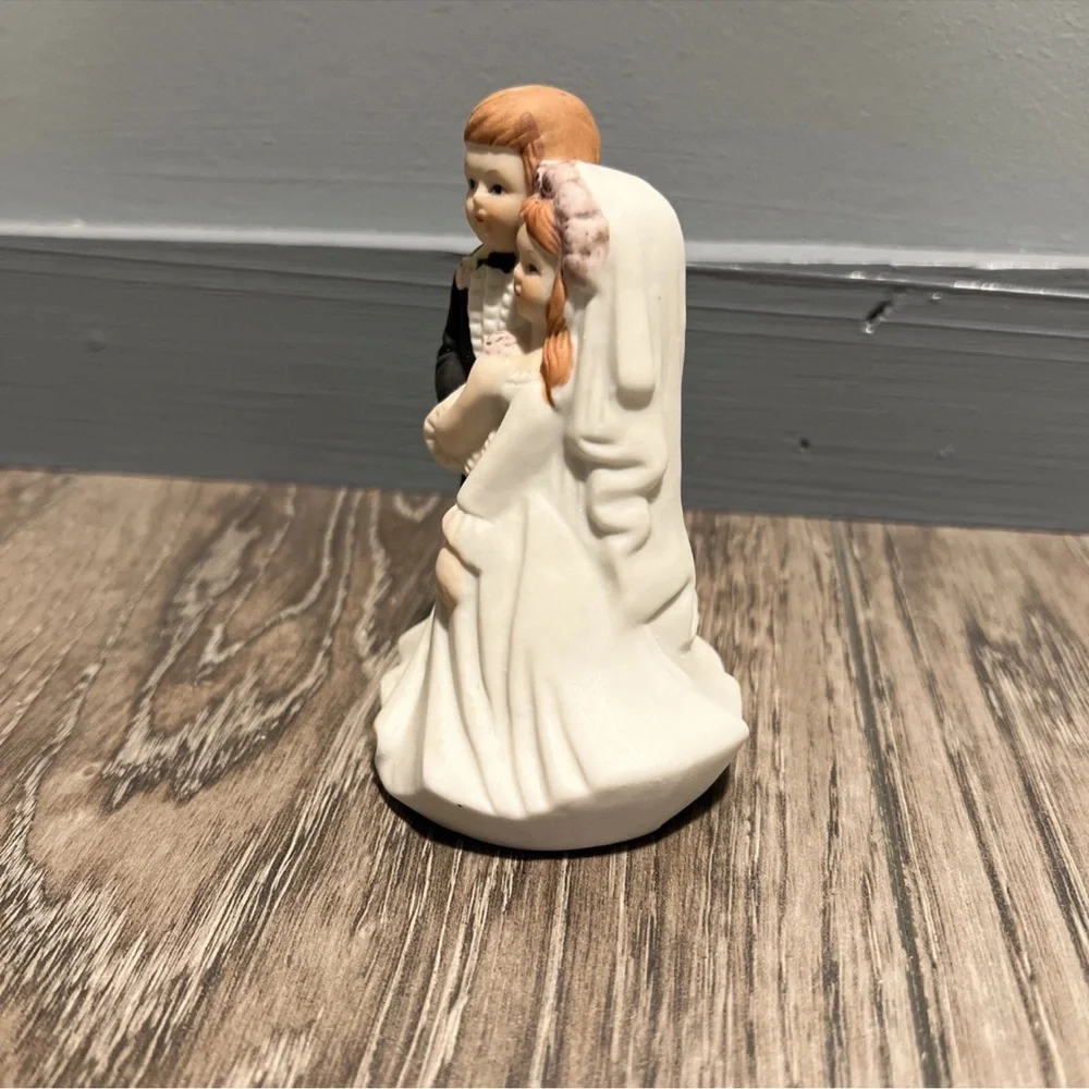 Vintage 1980s Wedding Cake Topper